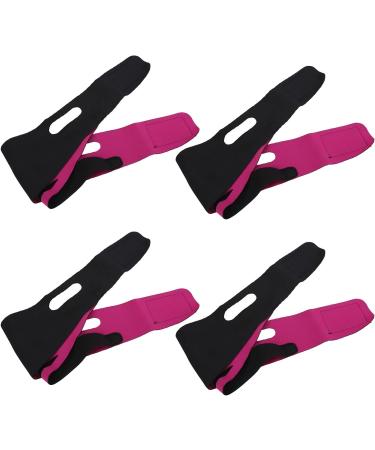 4 Pack Reusable V Line Mask Face Lifting Bandage Face Slimming Belt Double Chin Reduction Mask V Shaped Slimming Face Mask - Buy Online on GoSupps.com