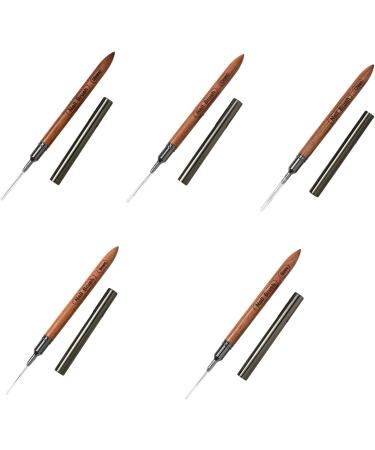 6/9/12/15/18mm Nail Art Brush Pull Line Painted Pen Nail Nail Dotting Tools Nail Art Liner Brush For Nail Artists Nail Art Design Painting Brush Nail Art Brush Nail Dotting Tools For Nail Artists Multi-Color - Buy Online on GoSupps.com