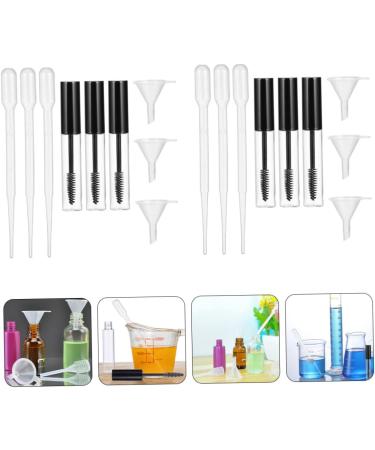 DRESSOOS 1 Set Mascara Tube Lip Gloss Tube Lip Plumper Gloss Clear Lipstick Bottle Clear Eyelash Mascara Abs - Buy Online on GoSupps.com