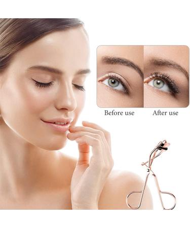 4Pcs Professional Grafting Eyelash Tools Set - Stainless Steel Tweezers Eyebrow & Eyelash Curler - Ultimate Makeup Accessories for Flawless Beauty - Buy Online on GoSupps.com