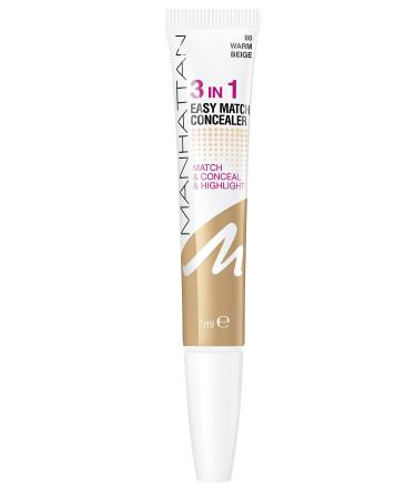 Manhattan 3in1 Easy Match Concealer 80 Warm Beige 7 ml