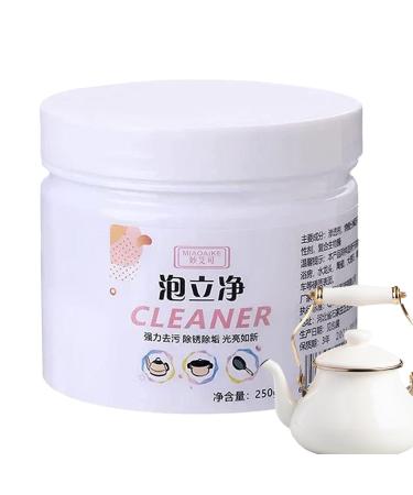 Foam Rust Removal Powder Anti-Fading Household Cleaner Kitchen Clean All Purpose Cleaning Foam Multi-Purpose Foam Cleaner Rust Remover Polishing Lasting Shiny for Kitchen