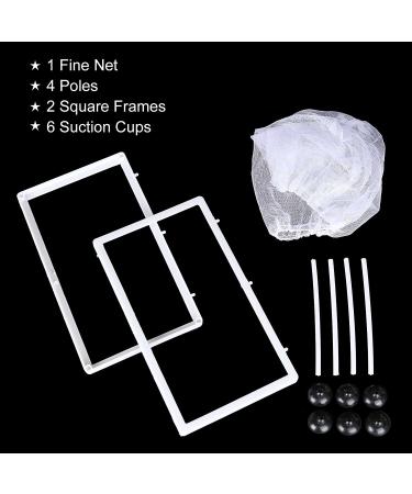 8PCS Fish Tank Breeder Box - Nylon Mesh Fry Hatchery & Spawning Incubator - Buy Online on GoSupps.com