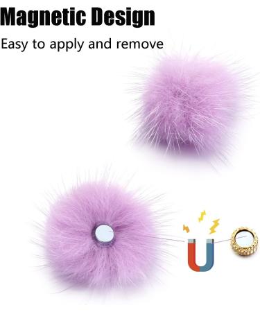 12 Colors Mixed Detachable Nail Art Decortaions 3D Charms Nail Poms Decorate Nail Art DIY Fluffy Plush Ball for Nail Magnetic Nail Pom Poms - Buy Online on GoSupps.com