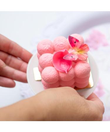 Rapidbok 50 Pieces Edible Butterflies - Rice Paper Cake Decorations for Weddings Birthdays & Parties | Butterfly Cupcake Toppers - Buy Online on GoSupps.com