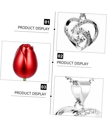 1 Set 2 Pcs Valentine's Day Present Neck Wedding Supplies 27X5CMx3pcs Silverx3pcs - Buy Online on GoSupps.com