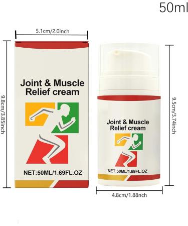 Muscle Care Cream - Knee Massage Cream 50ml | Refreshing Moisturizing Lotion for Joints Hands Legs Feet Neck - Buy Online on GoSupps.com