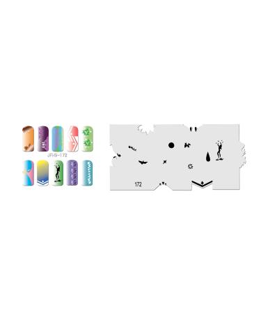 Fingernail stencil (airbrush nail art) Fengda JFH09-172