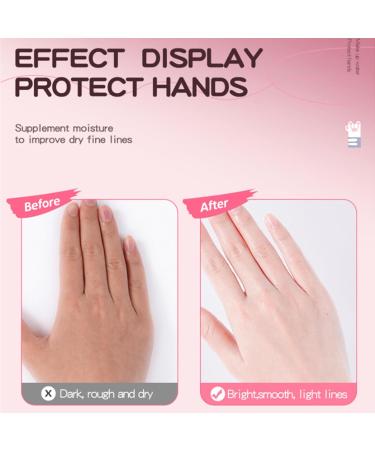  Wootapson 5 moisturizing gloves with mask hand mask brightening and softening hand mask hydrating and moisturizing rough skin repair for men and women - Buy Online on GoSupps.com