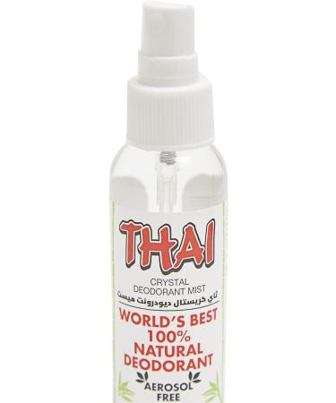 THAI Travel-Sized Crystal Mist Deodorant Body Spray - Unscented - 2 fl oz - Buy Online on GoSupps.com