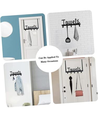 Ciieeo Over Door Towel Rack Hat Hanger Hook Over The Door Hanger Door Towel Hanger Door Hanging No Nails - Buy Online on GoSupps.com