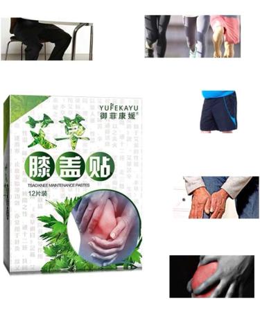 Buy Cottile Knee Patch for Pain Relief | 12 Pieces - Hot Moxibustion Plaster for Leg & Knee Pain - International Shipping Available - Buy Online on GoSupps.com