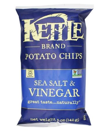 Kettle Foods Potato Chips Sea Salt & Vinegar 5 oz (142 g)