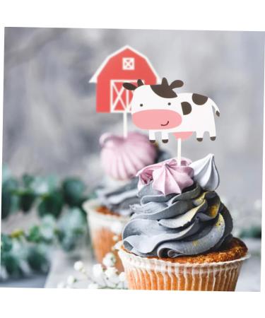 SAFIGLE 36 Pcs Farm Animals Dessert Picks Birthday Cupcake Topper Cupcakes Animal Cupcake Picks Cake Picks for Muffin Party Food Pick Children Decor Farm Themed Cake Toppers Modeling Stick As Shownx2pcs 7X6cmx2pcs - Buy Online on GoSupps.com