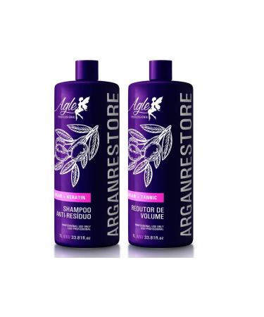 "Progressive Brush Argan Restore Brazilian Hair Keratin Straightening System 2L - 0% Formol" - Buy Online on GoSupps.com