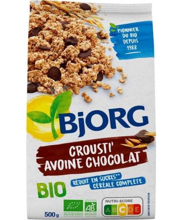 BJORG - Crousti Avoine Chocolat 500G - Lot De 3 - Buy Online on GoSupps.com