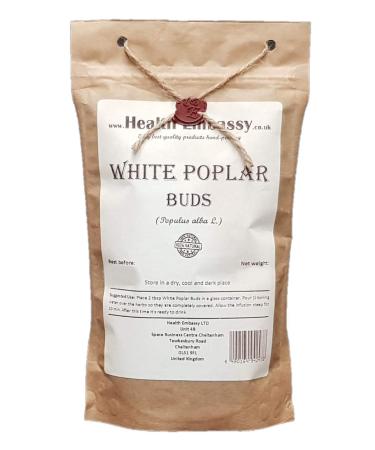 White Poplar Buds Tea | Populus Alba L | Bourgeons de Peuplier Blanc Tisane | Health Embassy (50g)