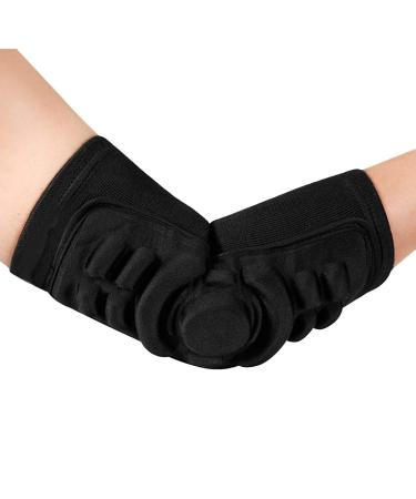 Sports Elbow Brace for Womeb Men Support Guards Breathable Compression Sleeve Protector Silicone Gel Elbow Pads Arm Support for Tendonitis Workouts Tennis Weightlifting Pain Relief Recovery 1 PC