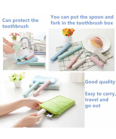 Travel Toothbrush Kit with Bamboo Toothbrushes, Floss and Case - 4 Pack - Portable Toothbrush Holder for Home, Travel, Camping - Eco-Friendly Dental Care Set - Buy Online on GoSupps.com