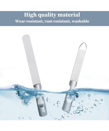 Acpetdr Nail File Set Stainless Steel Nail File Double Sided Nail File Manicure Tools for Women and Men Home Salon or Travelling - Buy Online on GoSupps.com