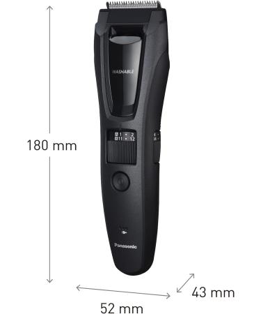 Panasonic ER-GB62 Wet & Dry Electric Trimmer for Men - 40 Cutting Lengths - Black - Buy Online on GoSupps.com