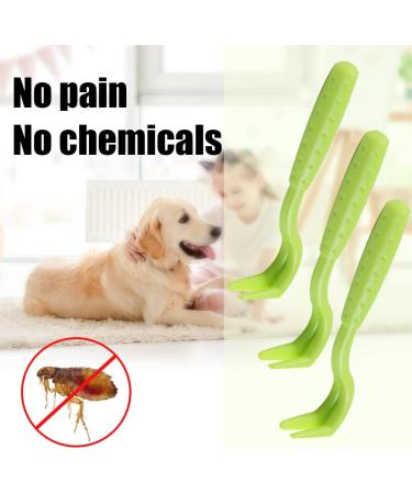 Tranquilique 5 PCS Tick Remover Tick Remover Tools for Dogs Cats Humans Flea Treatment Cat Entire Head & Body Pain-Free Tick Remover for Professional & Home 1.93+2.44+2.5inch 5/Pcs green - Buy Online on GoSupps.com