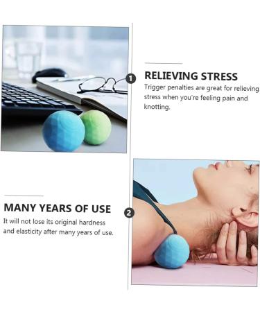 Beavorty Silicone Massage Ball - Myofascial Trigger Point & Yoga Relief Tool for Plantar Fasciitis - Buy Online on GoSupps.com