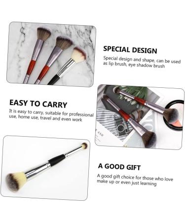 WOONEKY 3pcs Double-ended Makeup Brush Eyeshadow Applicator Double- Head Eyeshadow Stick Artificial Fiber - Buy Online on GoSupps.com