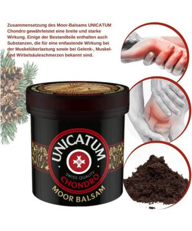 Cr me la Tourbe Unicatum Chondro 250 ml | Pour des massages intenses en cas de contractions douleurs dans le dos et douleurs articulaires - Buy Online on GoSupps.com