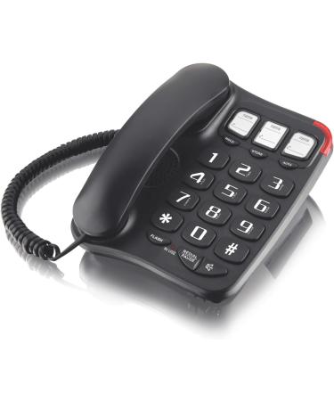 Ringtone Landline Phone for Elderly Big Button Fixed Home Phone with Amplified Sound and Easy-to-Read Display TCF2300 Senior Telephone Landline Phone Large Button Loudspeaker Phone for Black - Buy Online on GoSupps.com