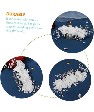 MAGICLULU Flower Side Hair Comb Headwear for Women Hair Accessory for Hair Jewels for Women Hair Accessory Bridal Headpiece Tiara Bride The Flowers Accessories Rhinestones - Buy Online on GoSupps.com