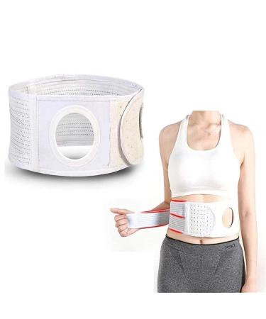 HEAXIY STOMA support belt for stomahernia for colosto-miebeutel belly bandage with an stoma opening for women and men stoma patients 8cm Xlarge 8cm Xlarge