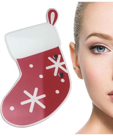 Eyelash Palette Tool Christmas Themed Hygienic Acrylic Eyelash Tray Palette | Eye Makeup Tools for Coffee Table Bathroom Salon Dressing Table Qarido - Buy Online on GoSupps.com