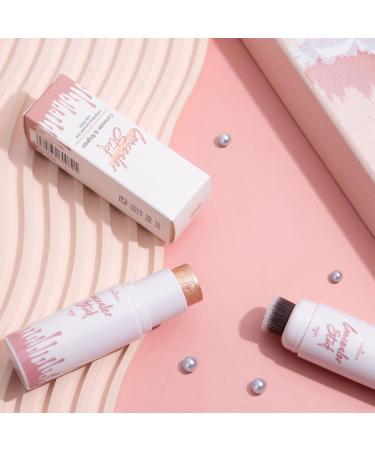 2 in 1 Blush Stick Highlighter Stick Makeup Sticks Double Head Highlighter and Contour Sticks - Buy Online on GoSupps.com