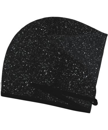 Hair Towel Wrap | Quick-Drying Turban with Button | Black Glitter Hair Drying Towel - Buy Online on GoSupps.com