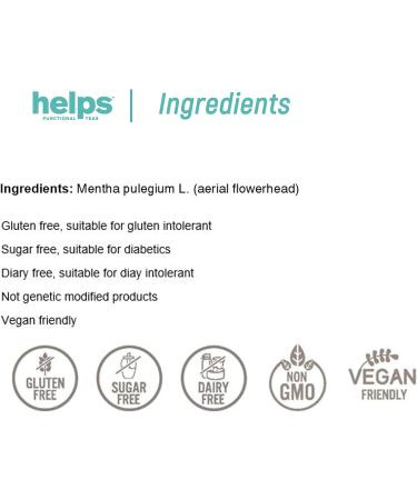 PHARMADUS HELPS INFUSIONS Bulk Pennyroyal Mint Infusion Improves digestion and breathing Bulk bag of 60 grams - Buy Online on GoSupps.com