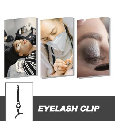 Beaupretty 3pcs False Eyelashes Applicator Tool Set - Eyelash Clamps & Tweezers with Comb (Black) | International Shipping Available - Buy Online on GoSupps.com