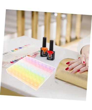 ABOOFAN 3 Sets Nail Art Storage Box Nail Jewelry Manicure Accessories Holding Ornament Container Ornament Storage Bin Nail Organizer Makeup Drawer Dip Powder Organizer Grid Spare Parts Abs - Buy Online on GoSupps.com