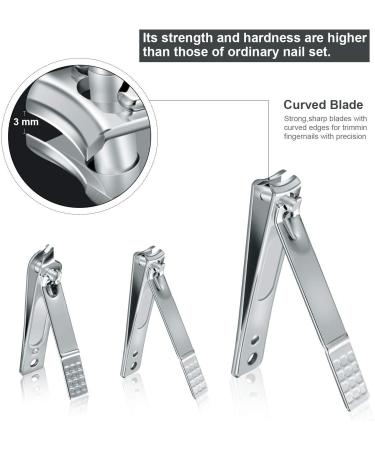 Professional Manicure Set - 12-Piece Stainless Steel Nail Clipper & Pedicure Kit | Travel Grooming Tools (Pink) - International Shipping Available - Buy Online on GoSupps.com