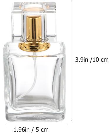 Buy SOLUSTRE Refillable Gold Perfume Spray Bottle | Travel-Friendly Glass Atomizer for Perfume | Compact Perfume Sprayer for International Shipping - Buy Online on GoSupps.com