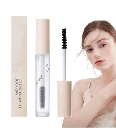 Clear Eyebrow Gel Eyebrow Fixing Gel | All-day Clear Eyebrow Glue Long-Lasting Fast-Drying 3.5ml Eyebrow Gel for Natural-Looking Fix