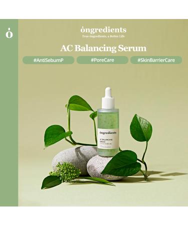 Ongredients Heartleaf Acne Serum - Ceramide & Hyaluronic Acid for Acne Prone Skin | Oil Control & Pore Refining | Vegan Korean Skin Care 1.69 Fl Oz - Buy Online on GoSupps.com