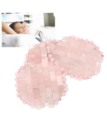 Verdant Touch Jadestone Eye Patch | Reusable Pink Facial Massage Eye Pads for Relaxation | International Shipping - Buy Online on GoSupps.com