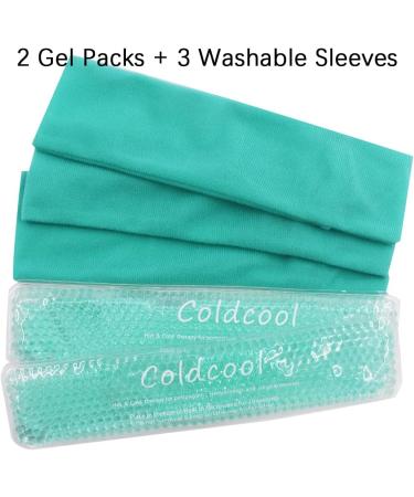 Postpartum Perineal Cooling Pads - 2 Gel Ice Packs with 3 Washable Sleeves | Hot and Cold Therapy for Soothing Relief After Pregnancy - Buy Online on GoSupps.com