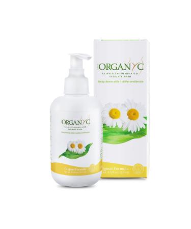 Organyc - Feminine Intimate Wash for Sensitive Skin - Free from Chlorine, Parabens, SLSSLES, and Synthetic Perfumes - 8.5 Fl Oz Chamomile 8.5 Fl Oz (Pack of 1)