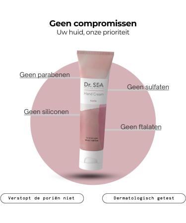 Doctor Sea Cosmetics LTD DR SEA Nourishing Hand Cream with Shea Butter & Precious Oils Hydrates Repairs & Protects Strengthens the Nails & Softens the Skin 50ml - Buy Online on GoSupps.com