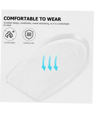 NOLITOY 6 Pairs Silicone Heightening Insoles - Comfortable Heel Inserts for Enhanced Height & Cushioning - Buy Online on GoSupps.com