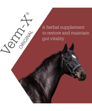 Verm-X Powder for Horses 480g - Natural Parasite Control & Gut Health | Fast International Shipping - Buy Online on GoSupps.com