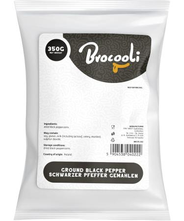 Brocooli Spices Ground Black Pepper from Vietnam 350g Pepper Powder | 100% Natural Ground Pepper Gluten Free & Additives Vegan | High Quality Black Pepper - Buy Online on GoSupps.com