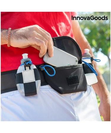 InnovaGoods IG115281 Hydration Belt - Unisex Adult Black - One Size | Best for Running & Fitness | International Shipping Available - Buy Online on GoSupps.com